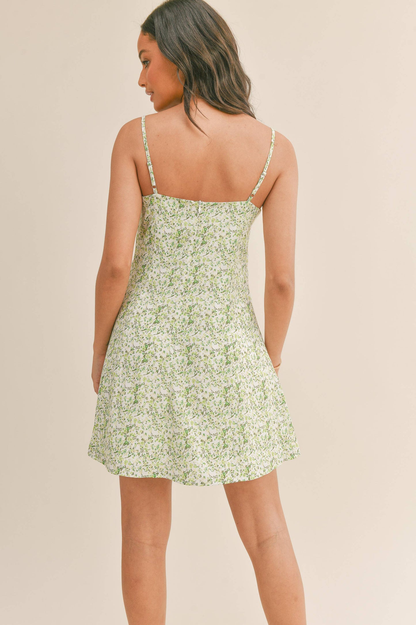 Spaghetti strap mini dress