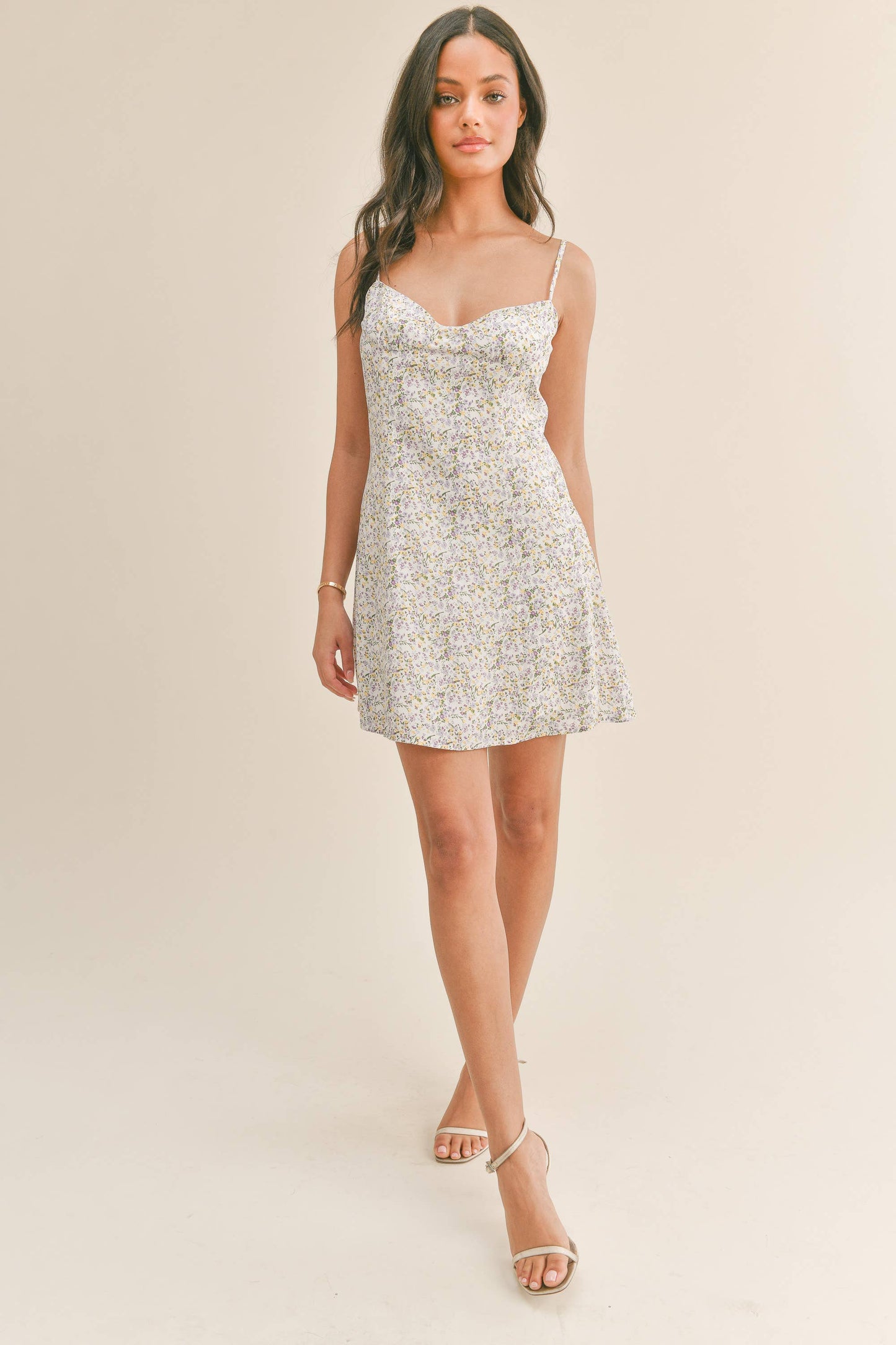 Spaghetti strap mini dress