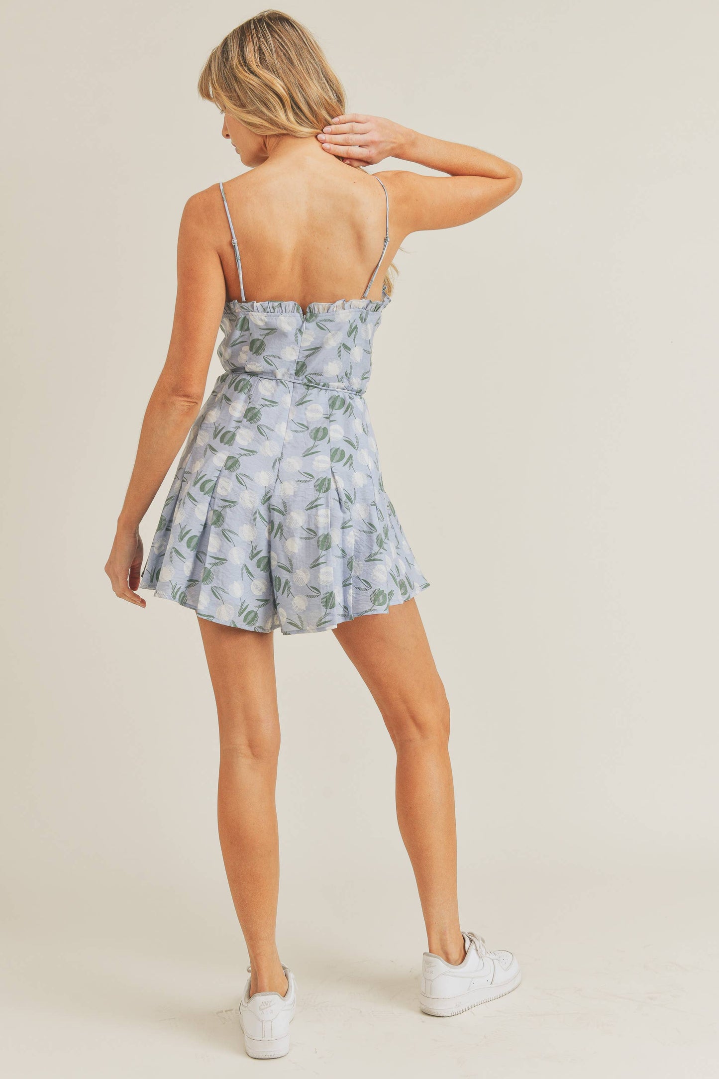 Tulip linen romper