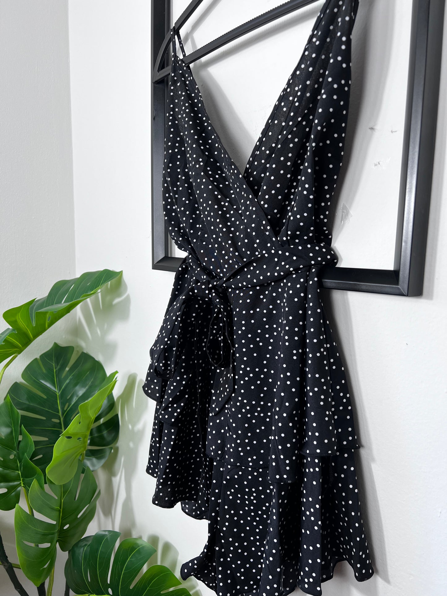 Polka Dot Ruffle Romper