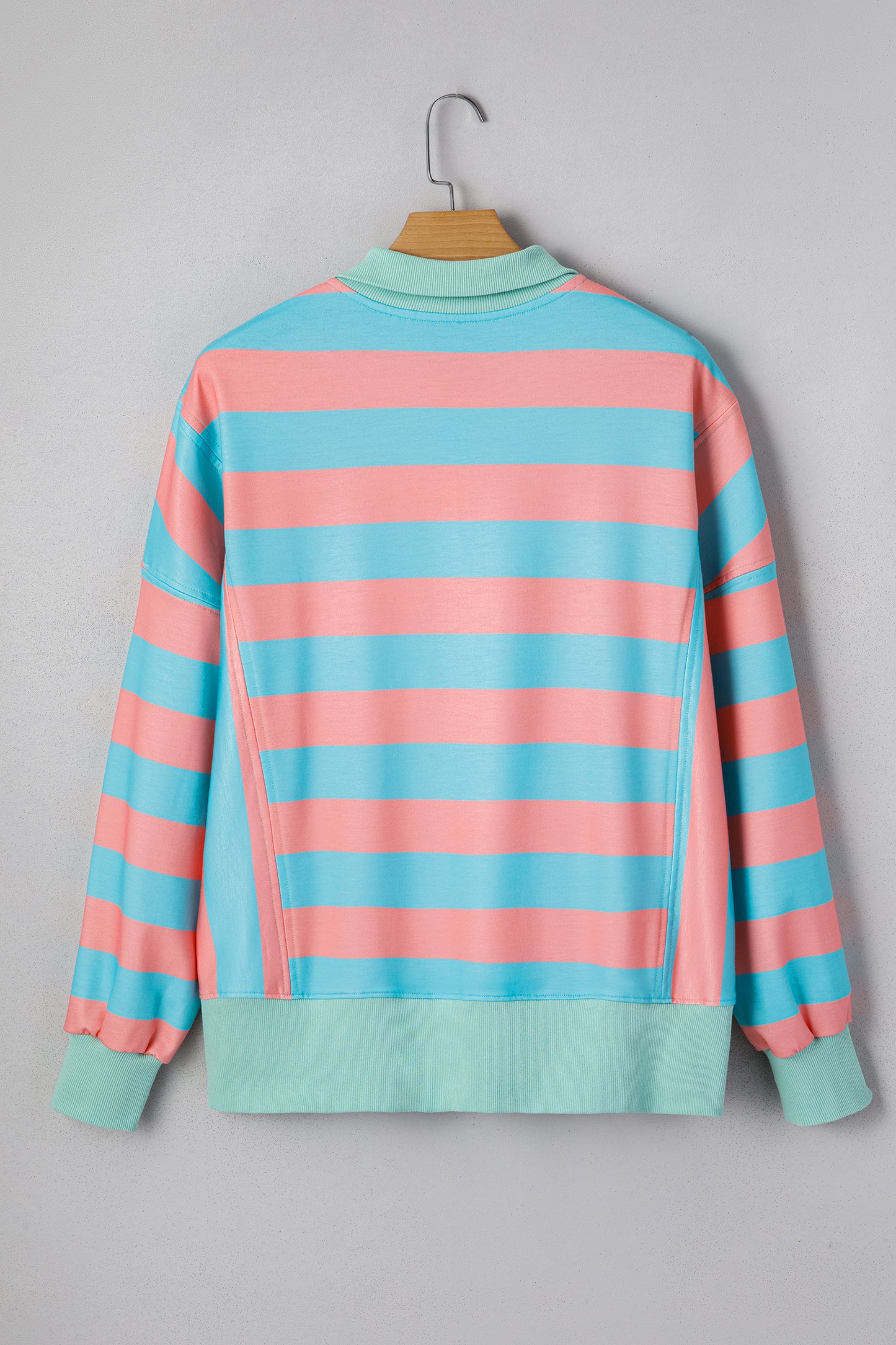 Striped Long sleeve collared Shirt