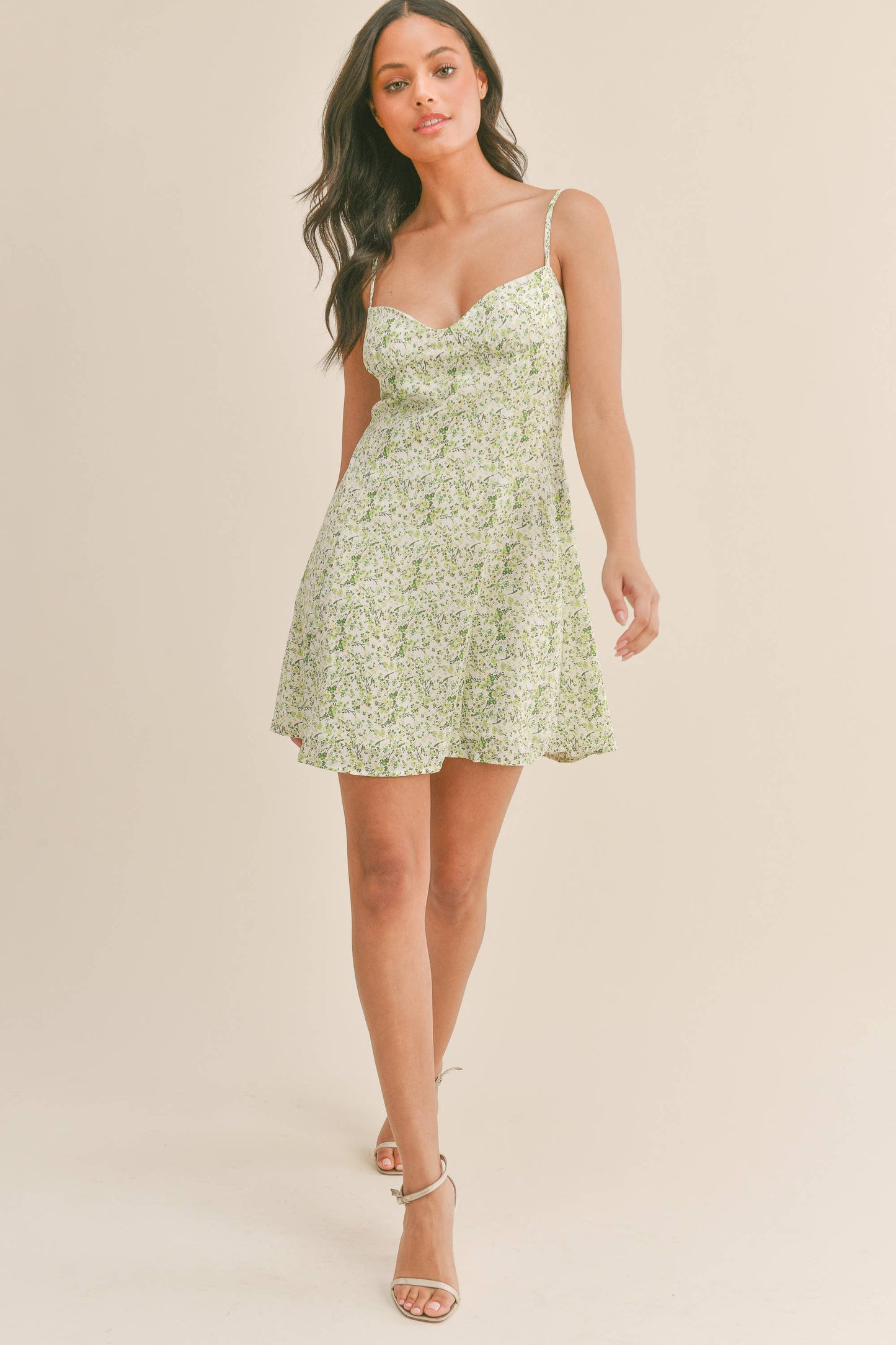 Spaghetti strap mini dress