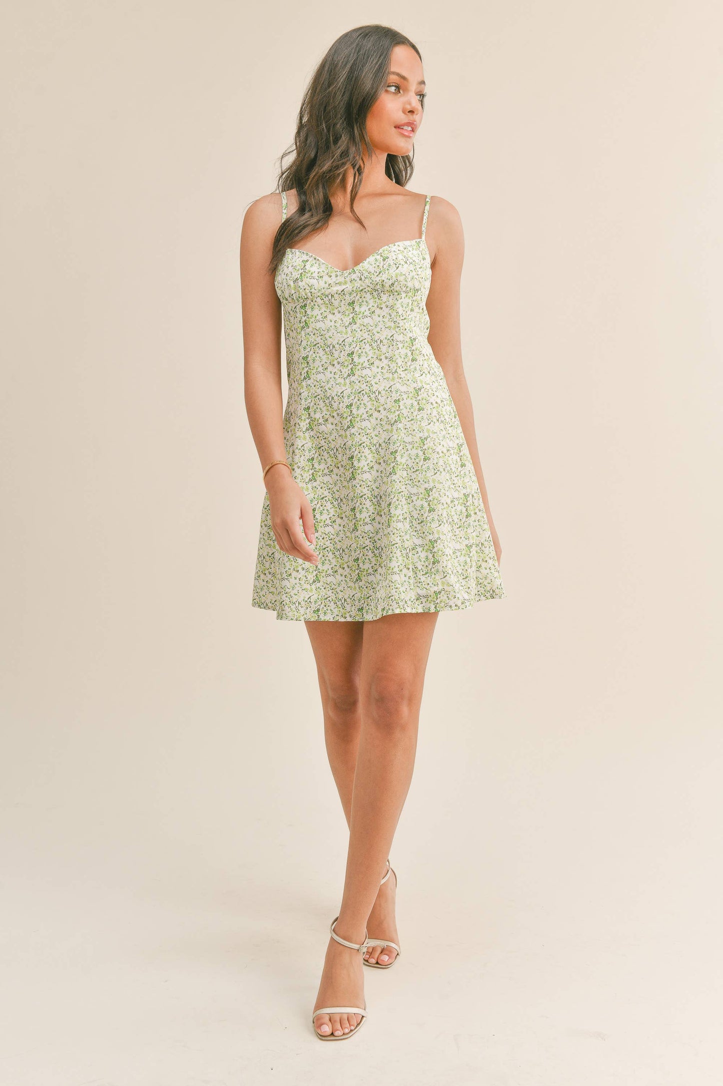 Spaghetti strap mini dress