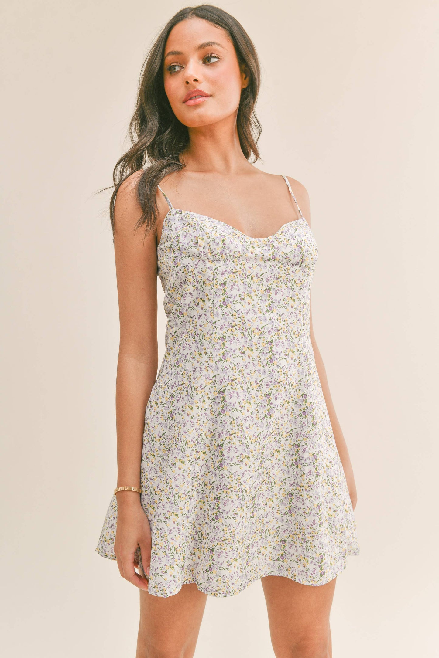 Spaghetti strap mini dress